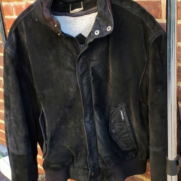 Members‎ Only  Fleece Lined  Leather bomber 46 - Picture 15 of 16